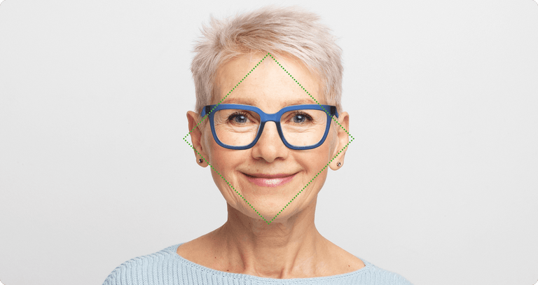 Glasses for Diamond Faces
