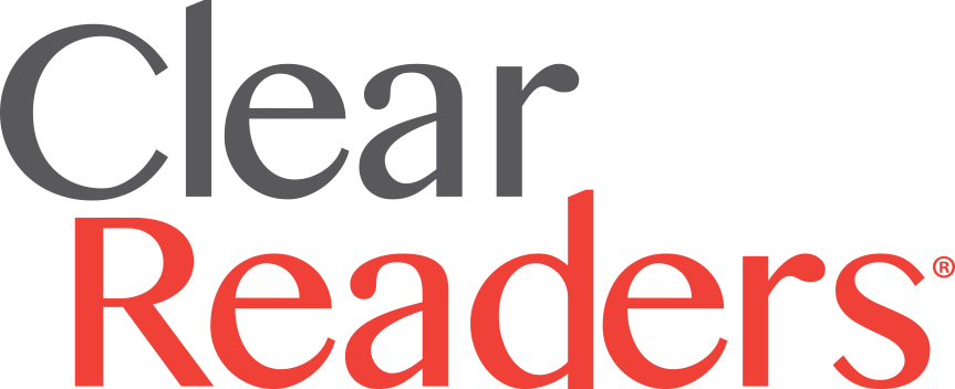 Clear Reader Folder Clear Readers