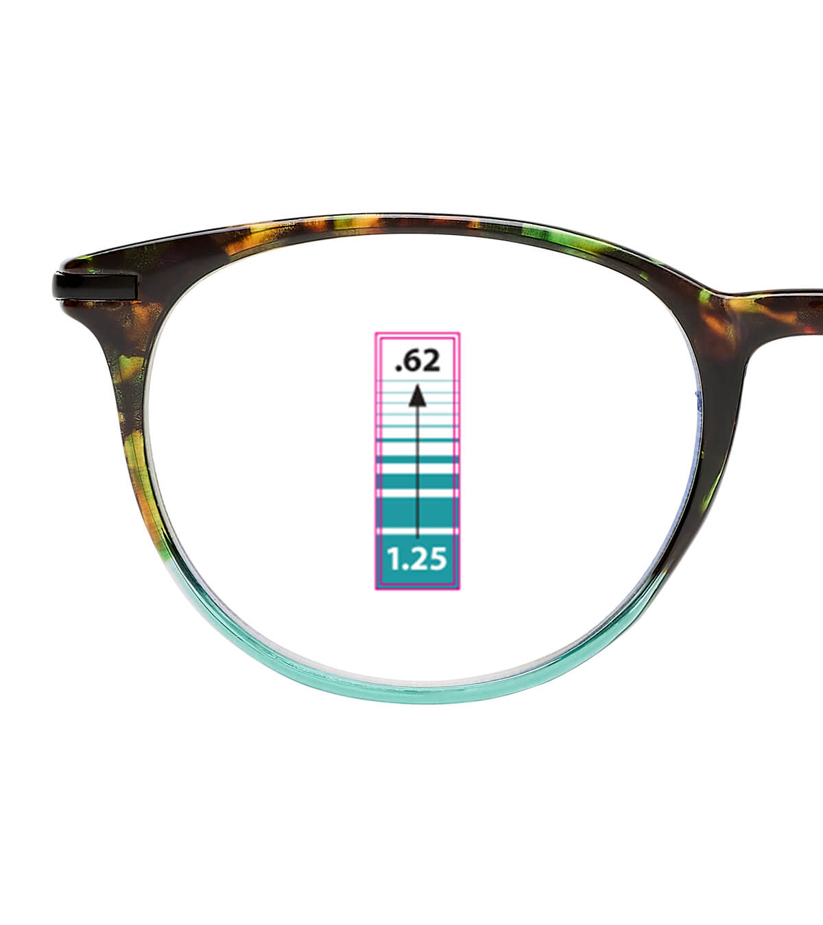 Tri Focus Progressive Blue Light Reading Glasses 2307