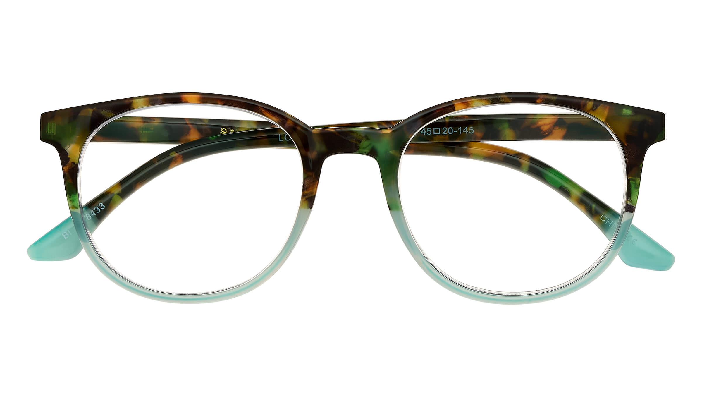 VK Couture Tri-Focus Blue Light Readers 9306TZ Green | SAV Eyewear