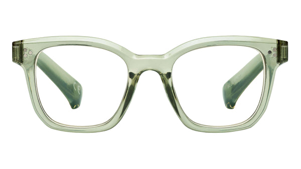 Ｖ−FIN (クリア） VK Couture Blue Light Readers 9312 Sarah – Clear Green | SAV EYEWEAR