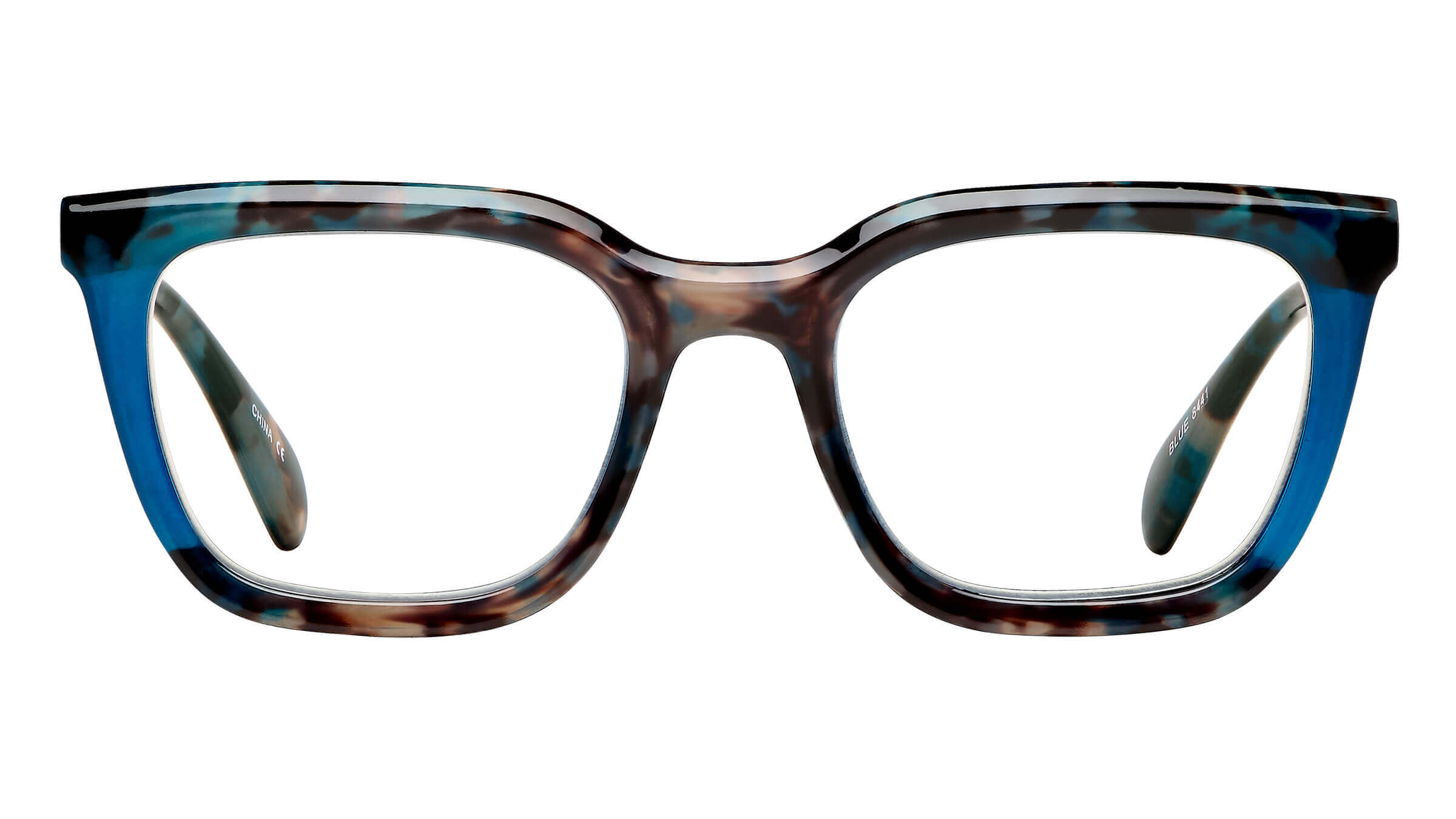 VK Couture Blue Light Readers 9314 Demi Green Glasses | SAV EYEWEAR