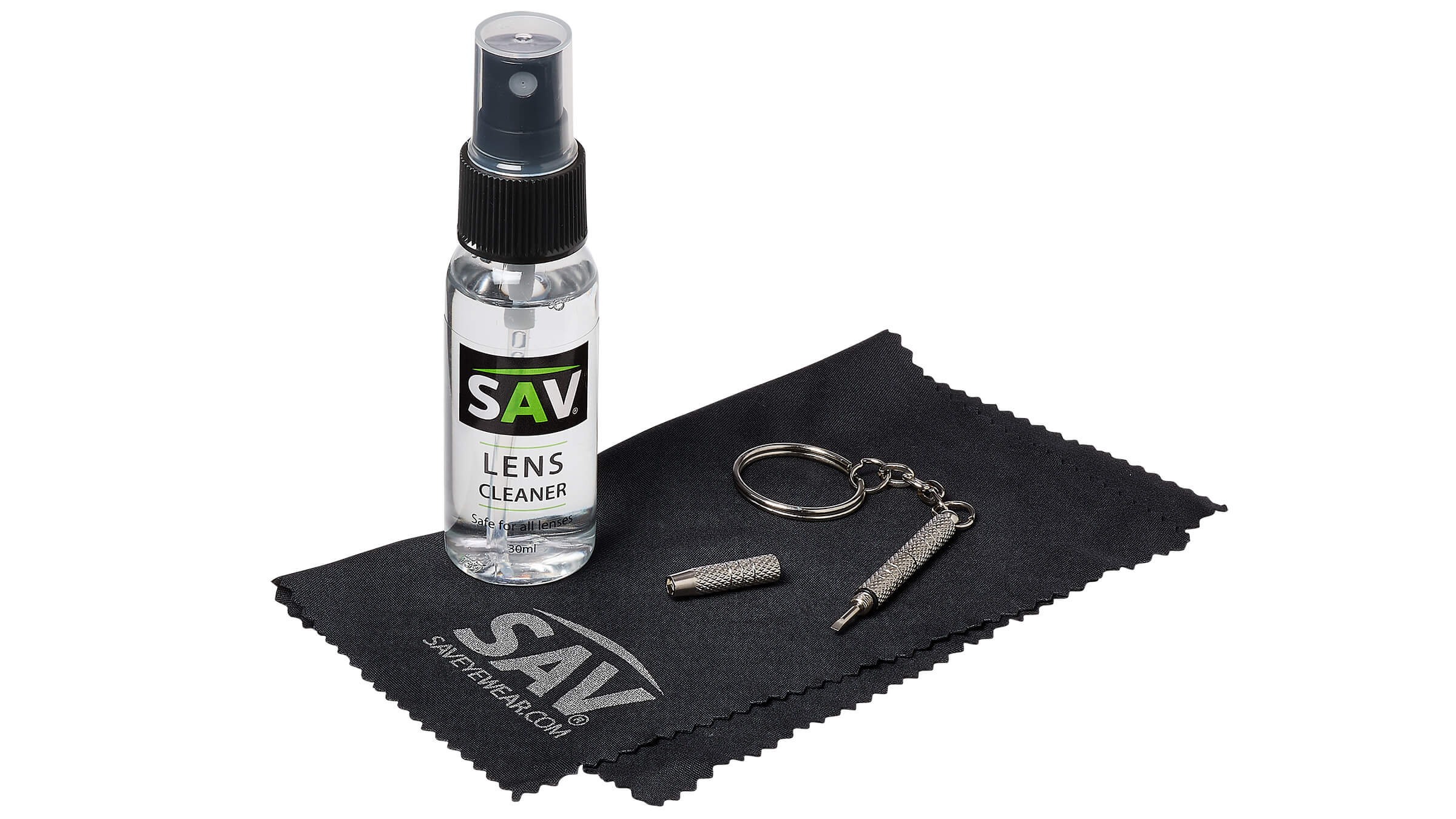 Eyewear Repair Kit, Cleaning Spray & Microfiber Cloth