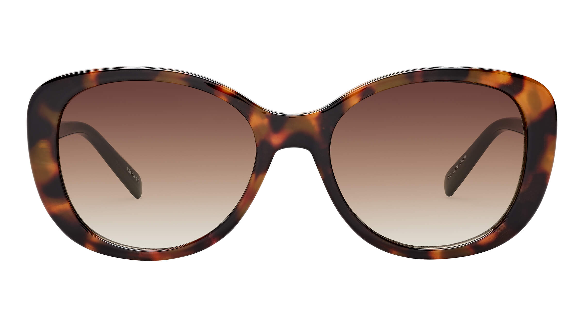 Stylish Brown Sunglasses
0388 Tortoiseshell Rectangle Clip-on Sunglasses #P503825 | Zenni  main image 3